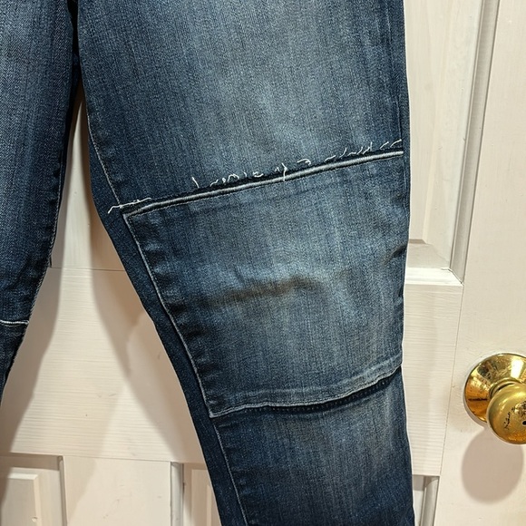 NWT J Brand | Alana High Rise Cropped Jasper Patched Denim Jeans; Size 30 - Picture 7 of 17